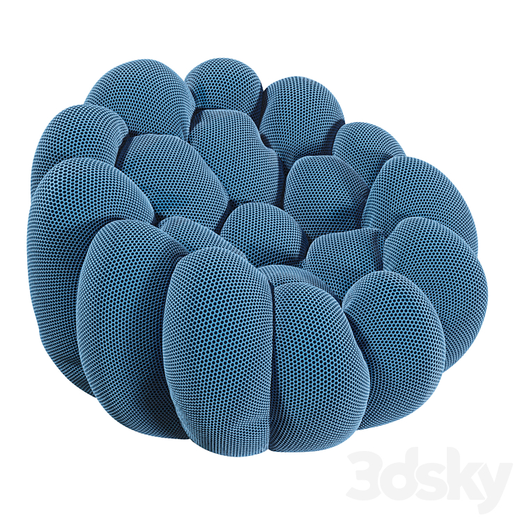 BUBBLE armchair by Roche Bobois 3DS Max Model - thumbnail 1