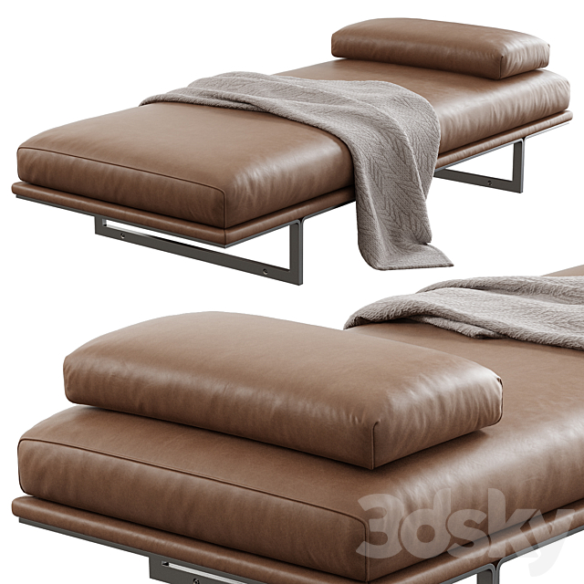 Busnelli _ Blumun Bench 3DS Max Model - thumbnail 1