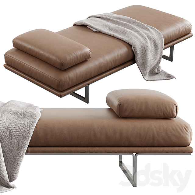 Busnelli _ Blumun Bench 3DS Max Model - thumbnail 2