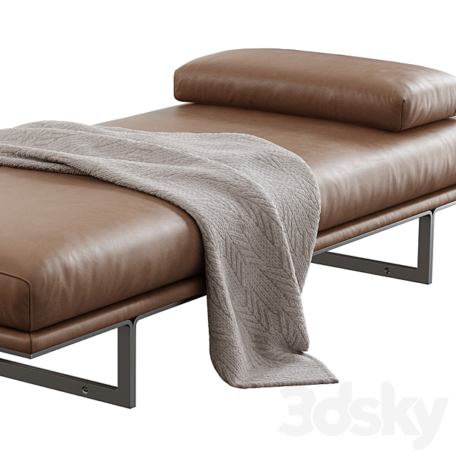 Busnelli _ Blumun Bench 3DS Max Model - thumbnail 4