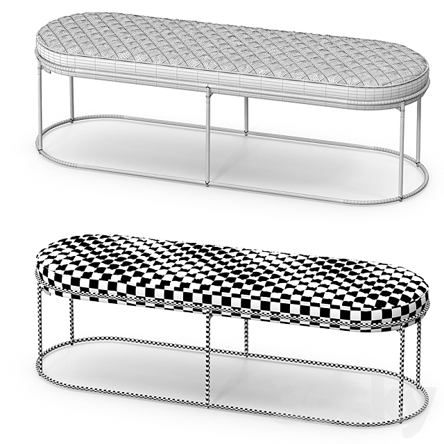 Calligaris atollo bench 3DSMax File - thumbnail 3