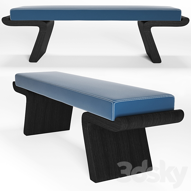 Calme plat bench 3DSMax File - thumbnail 1