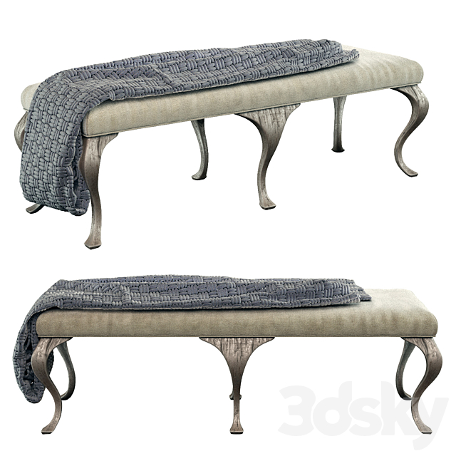 Campania Bench 370-508 3DSMax File - thumbnail 1