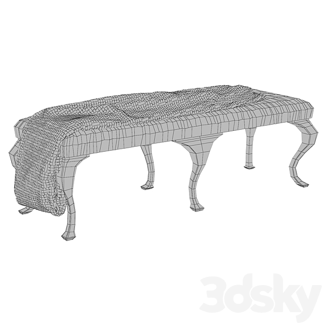 Campania Bench 370-508 3DSMax File - thumbnail 3