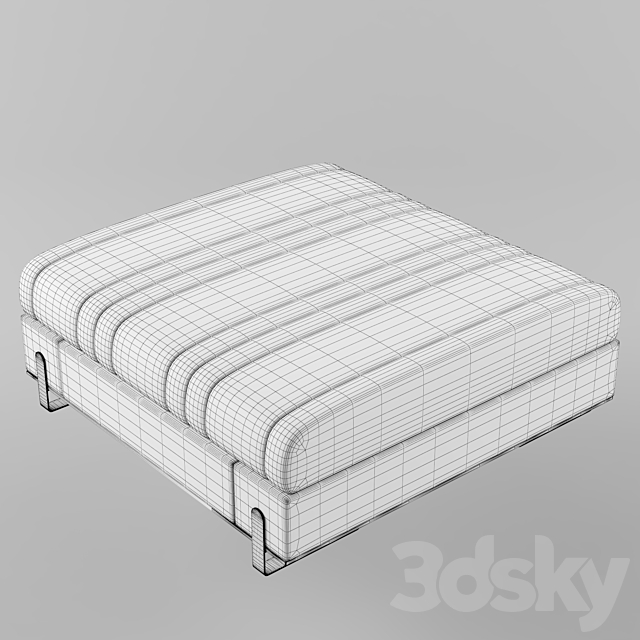 Capital Collection GRAND Pouf 3DS Max Model - thumbnail 2