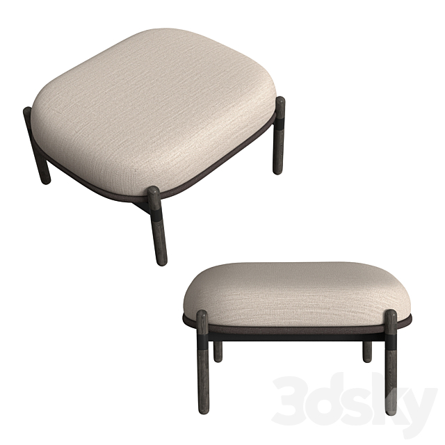 Casala Capsule Bench Lounge (Free) 3DSMax File - thumbnail 2