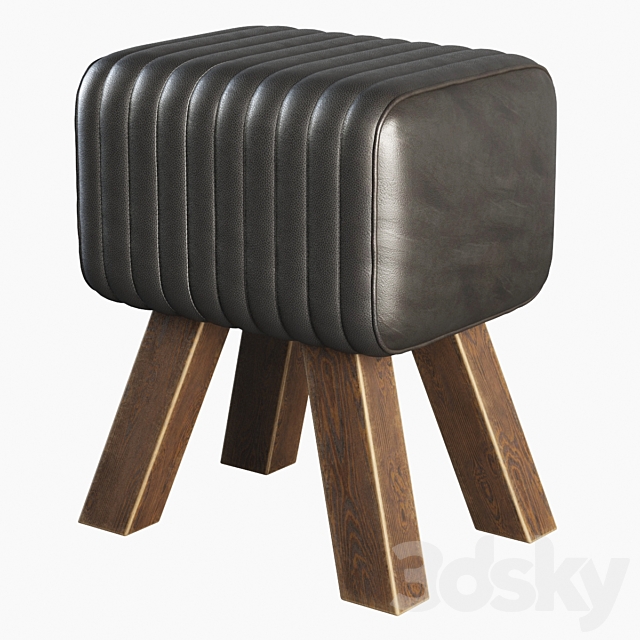 Cawalet footstool 3DSMax File - thumbnail 1