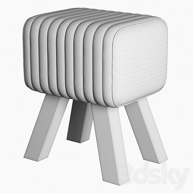 Cawalet footstool 3DSMax File - thumbnail 3