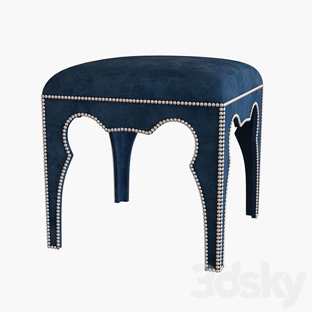 Century furniture Gazelle Ottoman 33-1030 3DSMax File - thumbnail 1