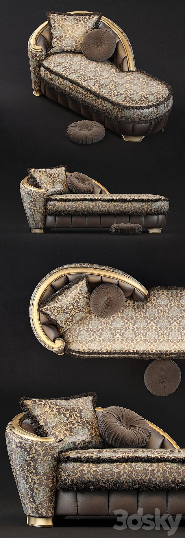 CHAISE LONGUE Goldconfort 3DSMax File - thumbnail 2