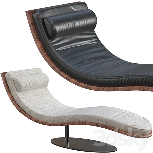 Chaise longue Oliver B. Balzo 3DSMax File - thumbnail 1