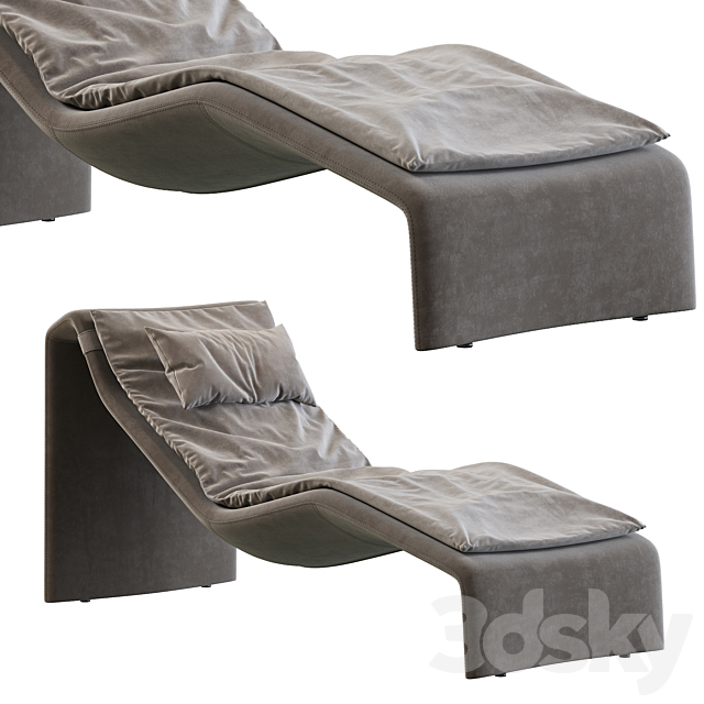 Chiron Bugatti Home chaise Lounger 3DSMax File - thumbnail 1