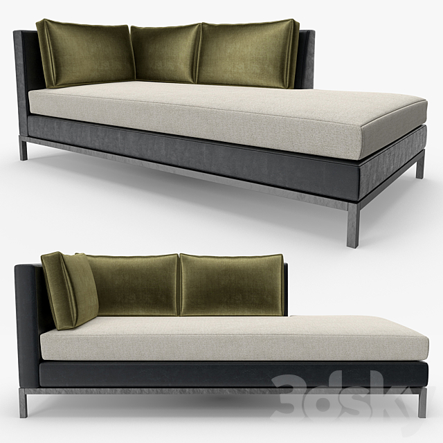 Christian Liaigre – Nobile daybed 3DSMax File - thumbnail 1