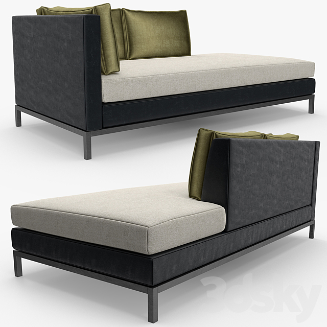 Christian Liaigre – Nobile daybed 3DSMax File - thumbnail 2