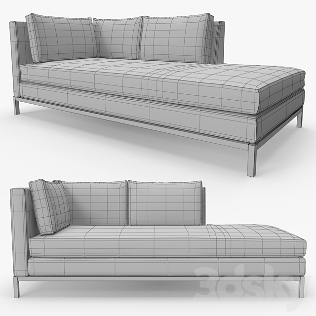 Christian Liaigre – Nobile daybed 3DSMax File - thumbnail 3