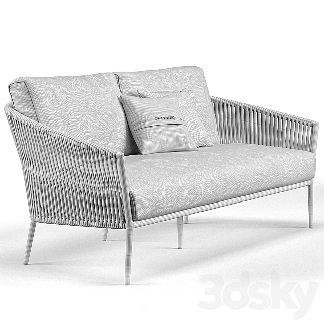 Coco Catalina Outdoor Sofa 3ds Max - thumbnail 3