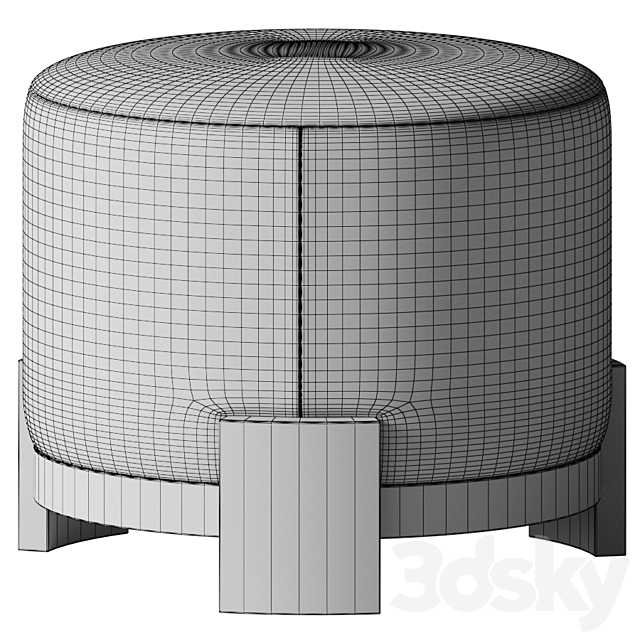 Coco Ottoman – 1st Dibs 3DSMax File - thumbnail 3