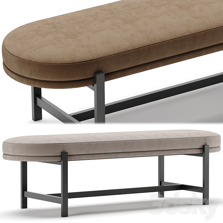 COLBERT bench – Domkapa 3DS Max Model - thumbnail 2