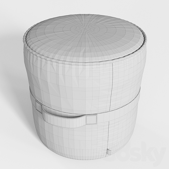 Connubia CB5207 Pof Pouf 3DS Max Model - thumbnail 5