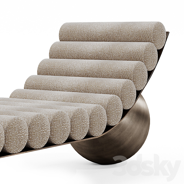 Couch _ Anna Karlin – Curved chaise 3DSMax File - thumbnail 2