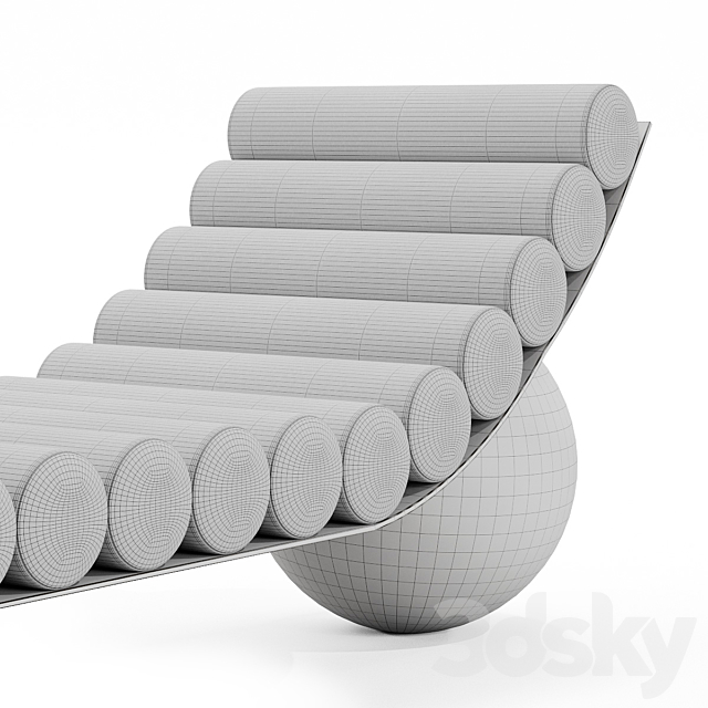 Couch _ Anna Karlin – Curved chaise 3DSMax File - thumbnail 3