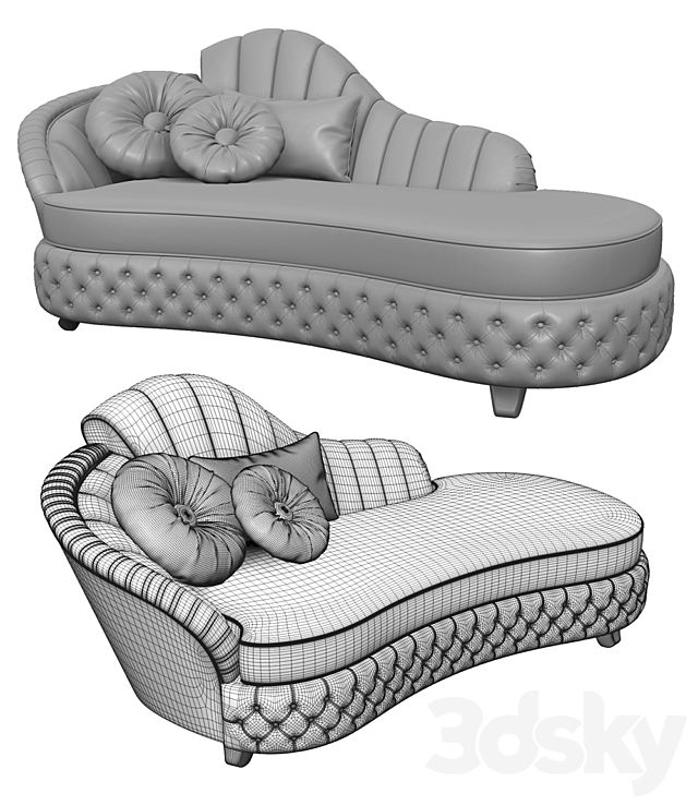 Couch Bedding Sipario 3DSMax File - thumbnail 3