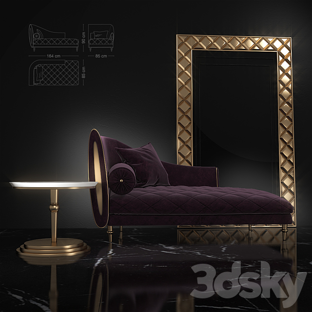 Couch Sipario from Arredoclassic 3DSMax File - thumbnail 1