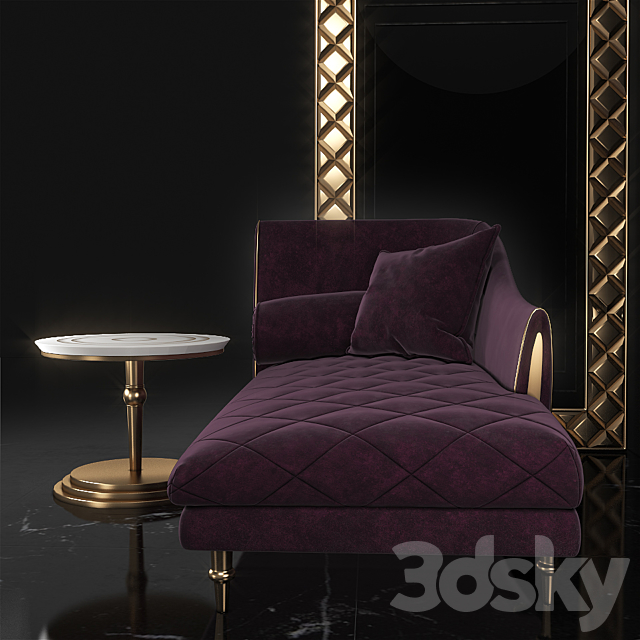 Couch Sipario from Arredoclassic 3DSMax File - thumbnail 3