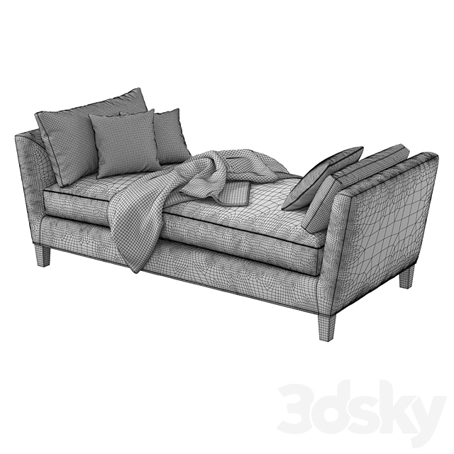 Crate & Barrel _ Marlowe Daybed 3DSMax File - thumbnail 3