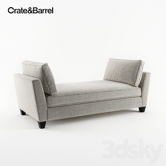 Crate & Barrel banquette 3DSMax File - thumbnail 1