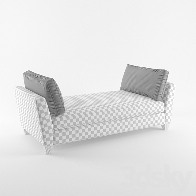 Crate & Barrel banquette 3DSMax File - thumbnail 2