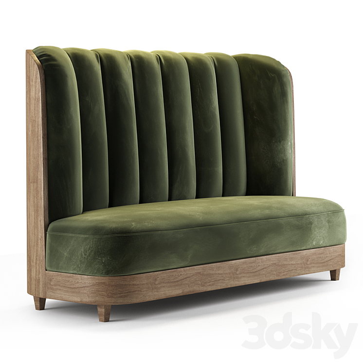 D11-Sofa for catering 3DS Max Model - thumbnail 1