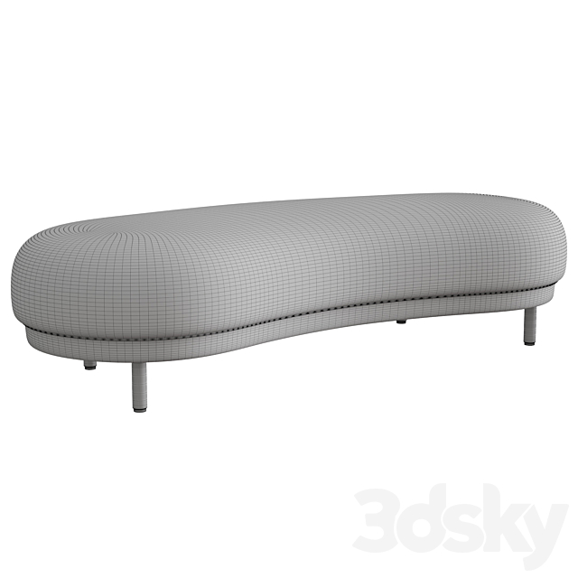 Dandy ottoman 3DSMax File - thumbnail 2