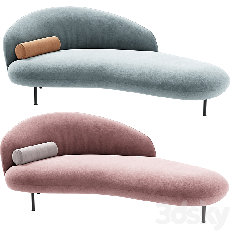 Daybed BANAH by ARTFLEX 3DS Max Model - thumbnail 2