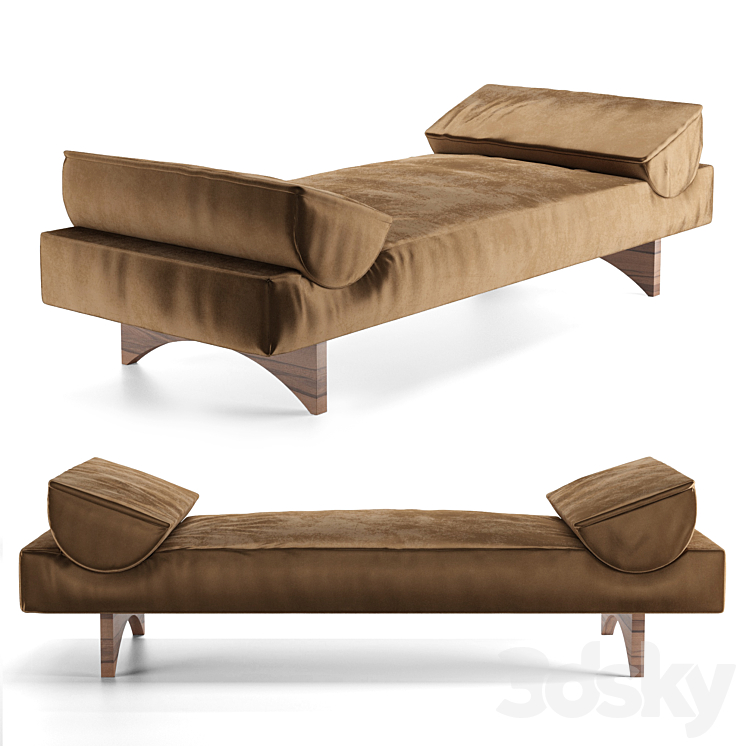 Daybed by Kevin Walz 3DS Max Model - thumbnail 3