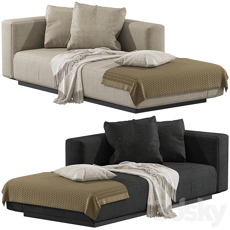 Daybed Grandemare N_53 3DS Max Model - thumbnail 1