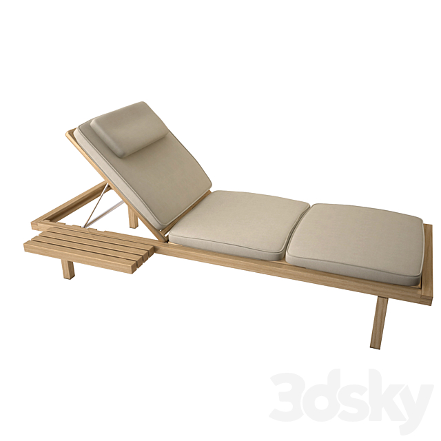 Deckchair Beach 3DSMax File - thumbnail 3