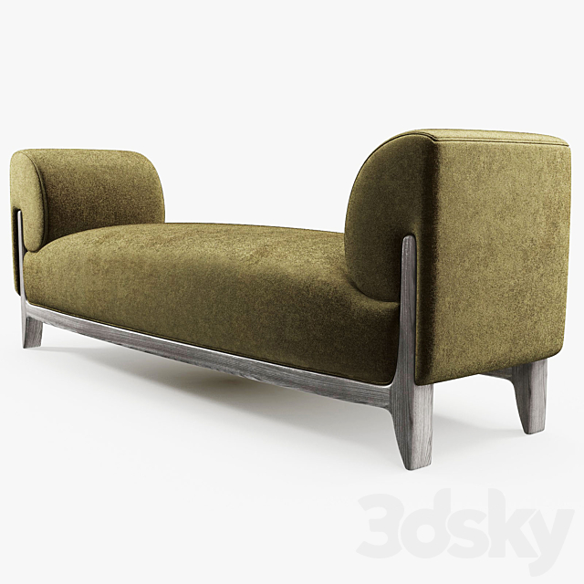 Delcourt – Bob meridienne daybed 3DSMax File - thumbnail 2