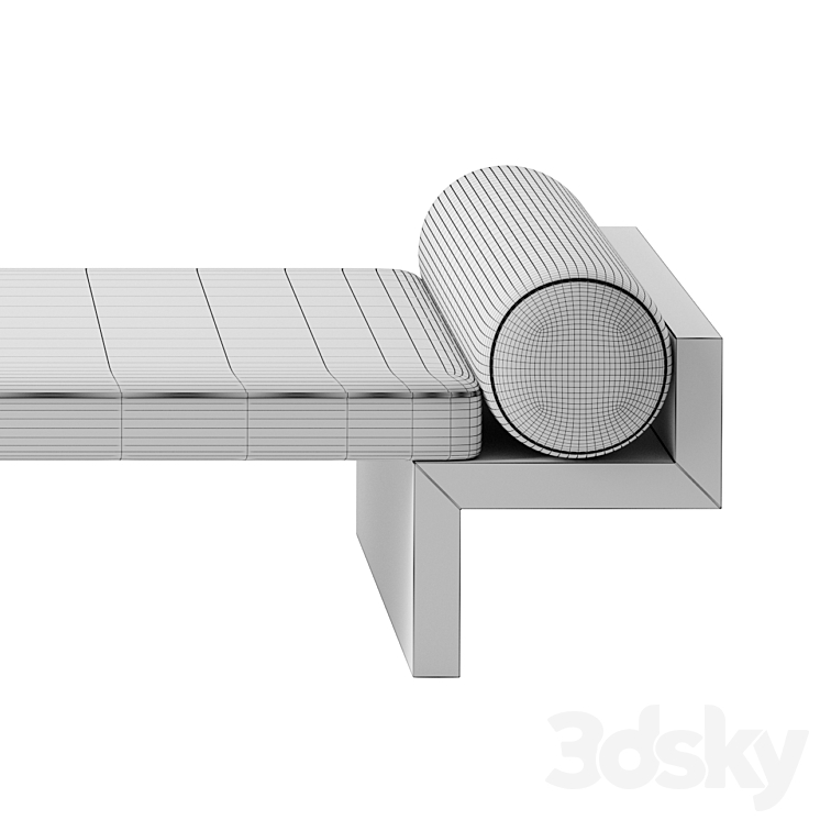 DORA daybed by Falsasquadra 3DS Max Model - thumbnail 2