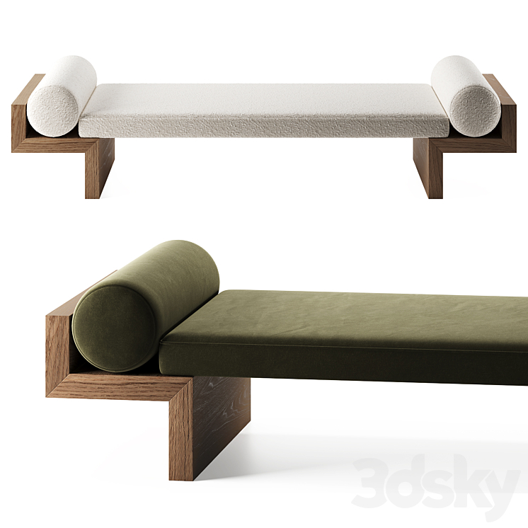 DORA | Daybed By Falsasquadra 3DS Max Model - thumbnail 1