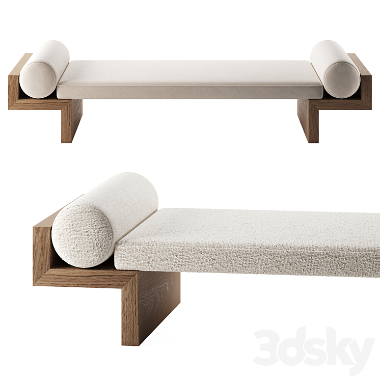 DORA | Daybed By Falsasquadra 3DS Max Model - thumbnail 2