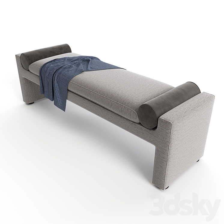 Dorus Bench 3DS Max Model - thumbnail 2