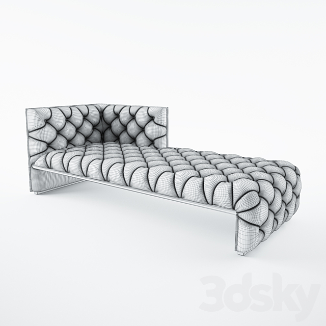 Edwards couch 3DS Max Model - thumbnail 2