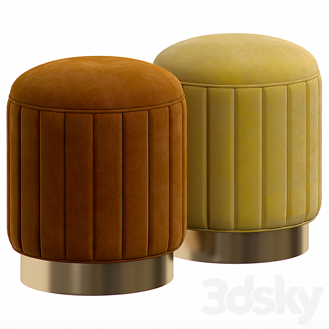 EICHHOLTTZ STOOL ALLEGRA 3DS Max Model - thumbnail 2