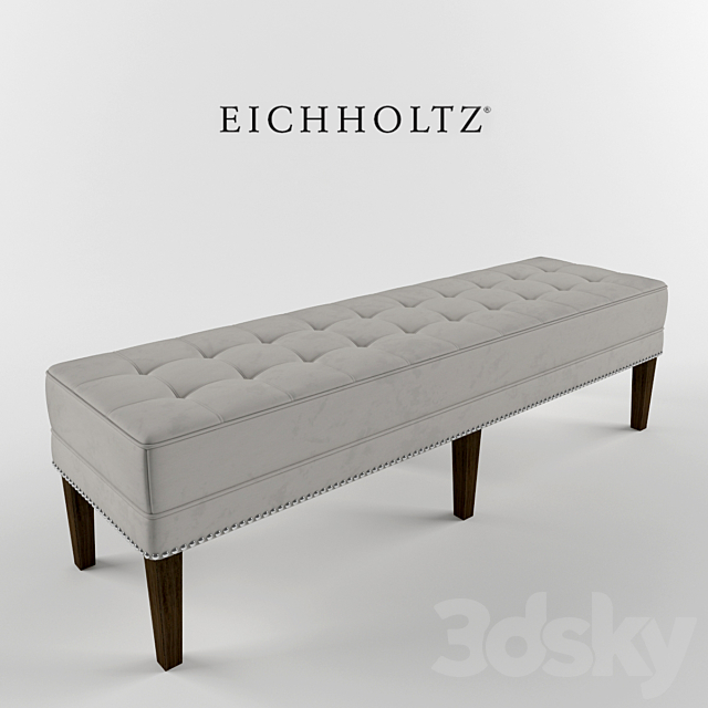 eichholtz bench tribeca 3DSMax File - thumbnail 1