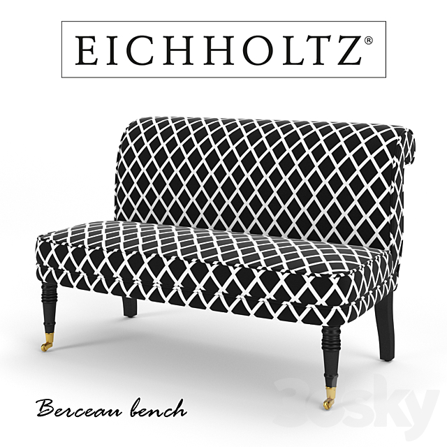 Eichholtz Berceau bench 3ds Max - thumbnail 2