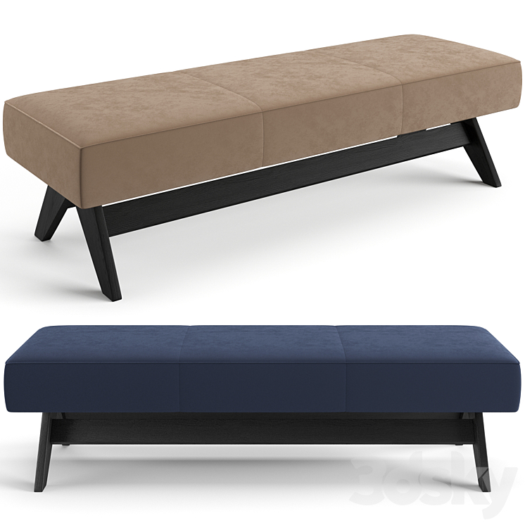 Eichholtz Dionis bench 3DS Max Model - thumbnail 1