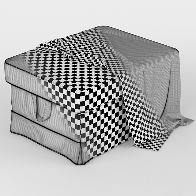 EKTORP footstool 3DSMax File - thumbnail 2