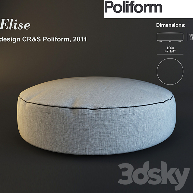 ELISE CR&S POLIFORM (2011) 3DSMax File - thumbnail 1