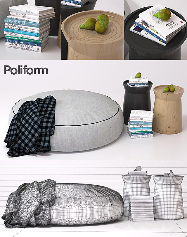 Elise – Dama – poliform 3DSMax File - thumbnail 1